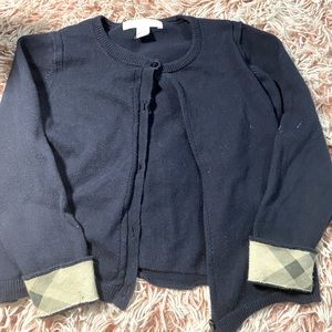 Girls Burberry Cardigan